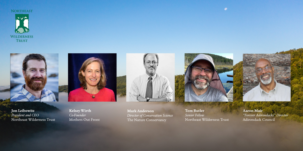 headshots of the five speakers