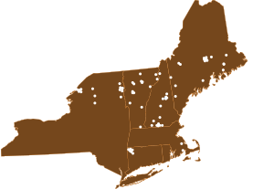 Map of NEWT protected places.