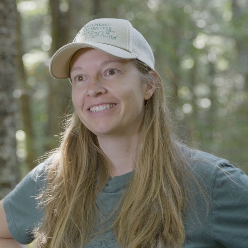 A photo of Shelby Perry, Wildlands Ecologist.