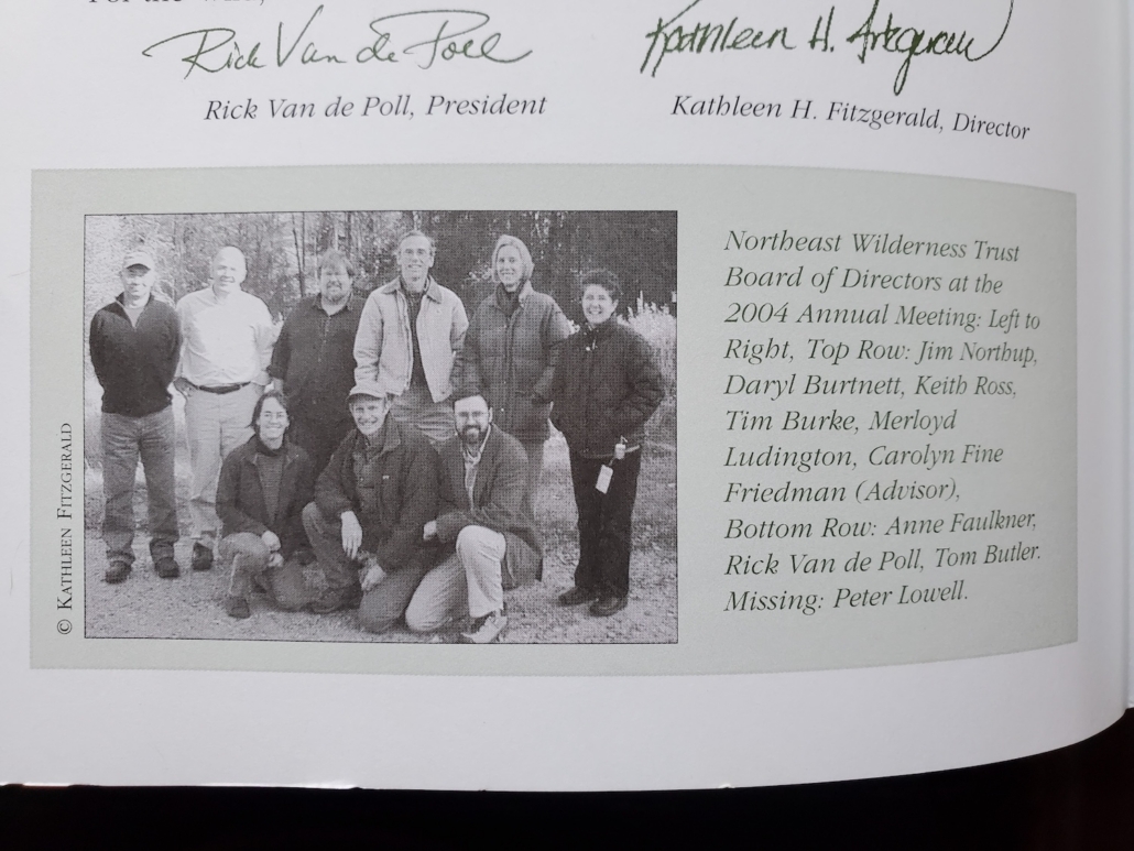 Northeast Wilderness Trust (NEWT) Founded
